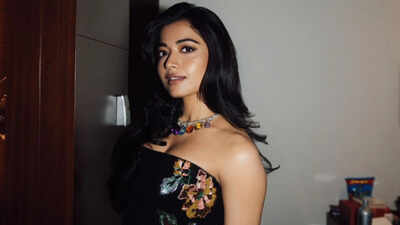 Rashmika Mandanna flaunts majestic floral ensemble at Global Anime Awards 2026; poses with ‘Black Panther’ actor Winston Duke