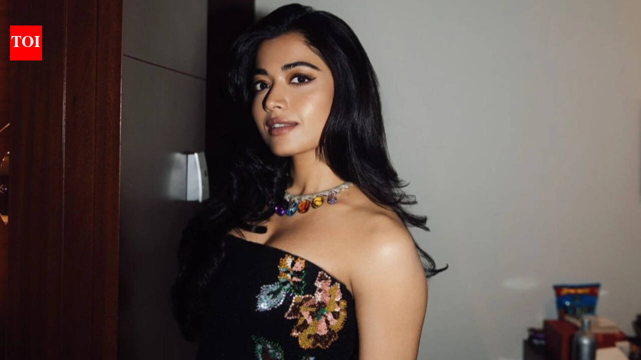Rashmika Mandanna flaunts majestic floral ensemble at Global Anime Awards 2026; poses with ‘Black Panther’ actor Winston Duke