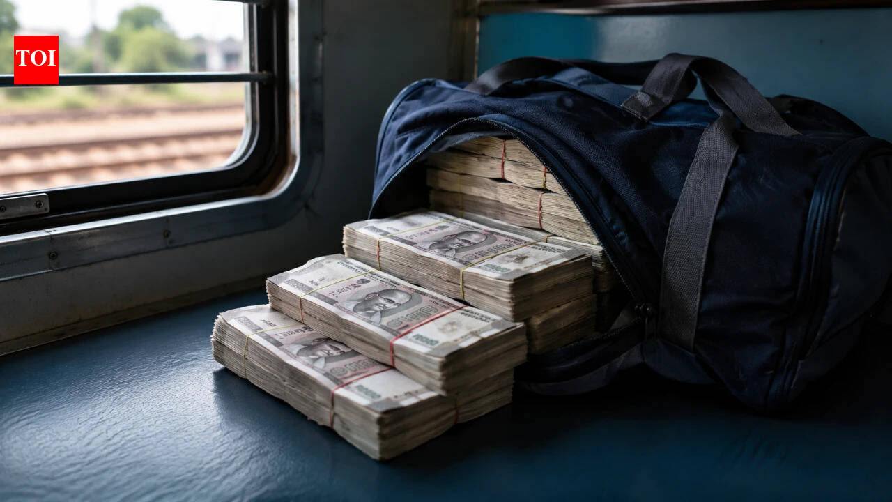 Rs 1.22 crore hawala cash seized in Hyderabad train Bust