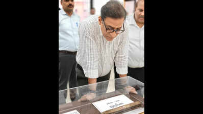 Rare Ramcharitmanas manuscript with 400 illustrations showcased at exhibition under Gyanbharatam Mission