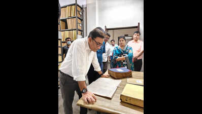 Rare Ramcharitmanas manuscript with 400 illustrations showcased at exhibition under Gyanbharatam Mission