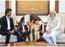 Vijay receives guard of honour at Tamil Nadu house