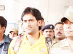 CSK players at airport
