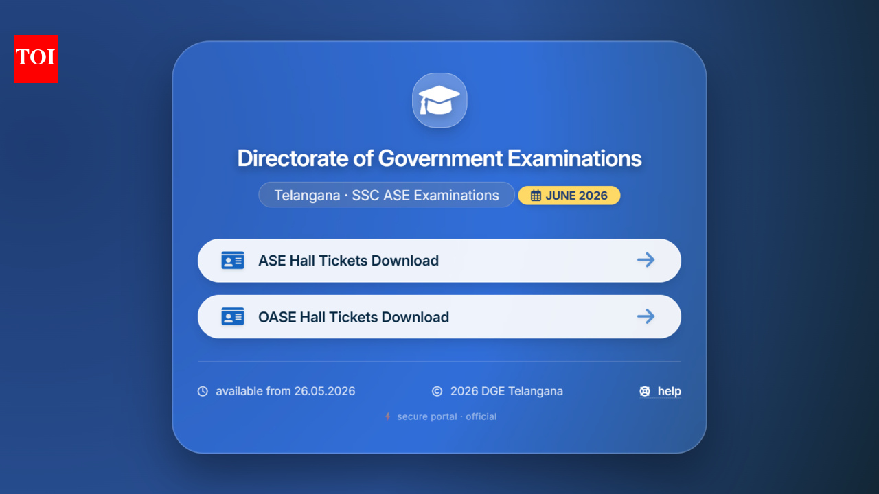 TS SSC supplementary exam hall ticket 2026 released at bse.telangana.gov.in: Direct link to download admit card here