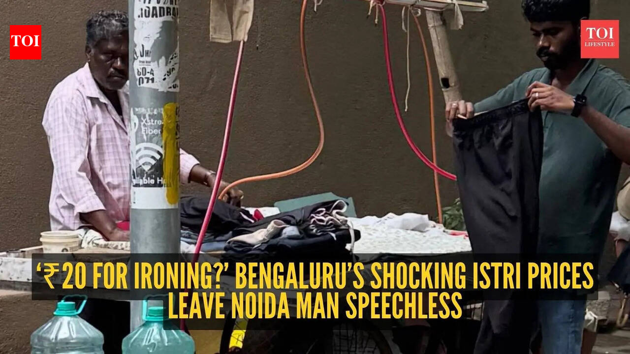 Bengaluru man stunned after paying ₹20 to iron ONE shirt in Indiranagar: ‘Noida charged just ₹5’