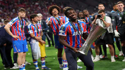 Crystal Palace clinch their first-ever European trophy after beating Rayo Vallecano 1-0 in UEFA Conference League final