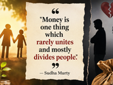 One quote by Sudha Murty that will change how you view money