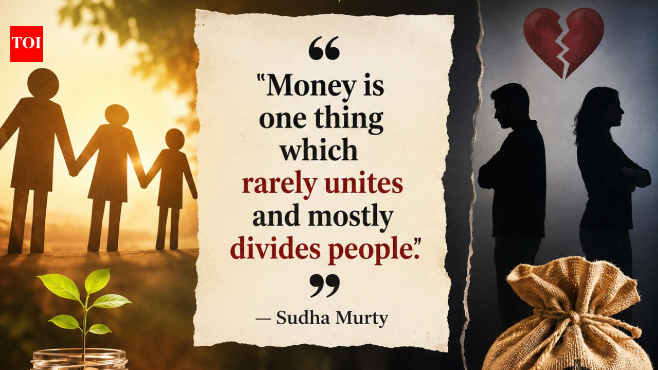 One quote by Sudha Murty that will change how you view money