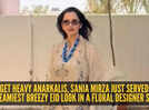 Forget heavy anarkalis, Sania Mirza just served the dreamiest breezy Eid look in a Pakistani designer suit