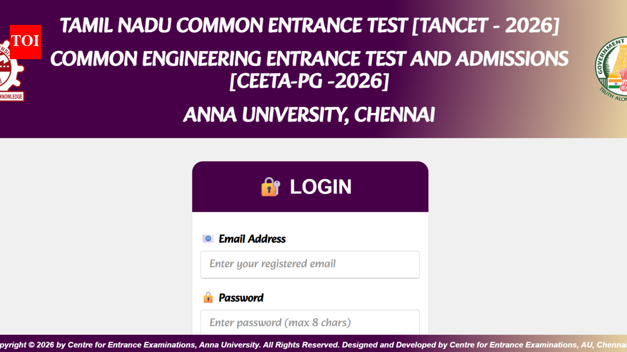 TANCET, CEETA PG 2026 scorecard released at tancet.annauniv.edu: Direct link to download here