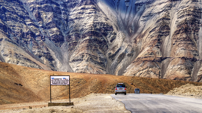 The Magnetic Hill mystery: Why vehicles appear to move uphill on this road in Ladakh