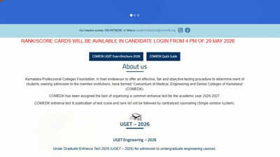 COMEDK UGET Result 2026 to be declared on May 29; check link and counselling info