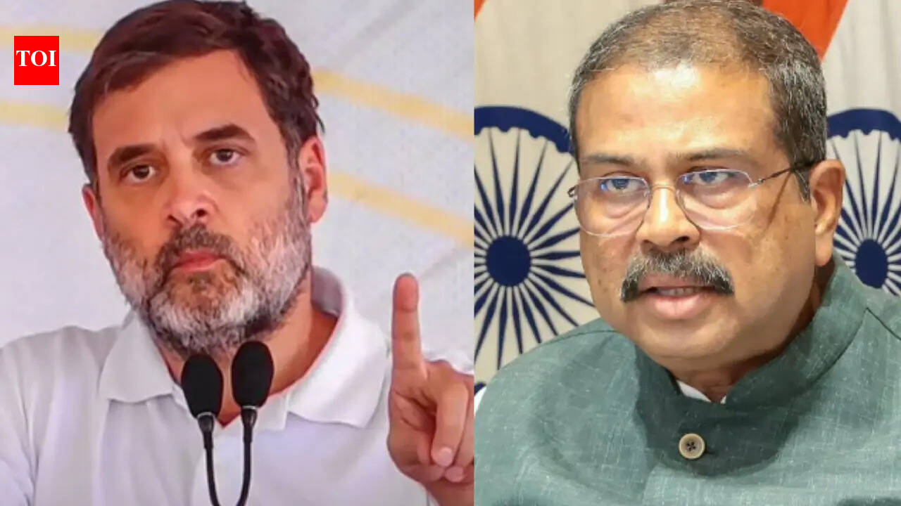 'PM Modi should have sacked you': Rahul Gandhi, Dharmendra Pradhan trade barbs over CBSE OSM controversy