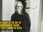 Love quote of the day by Rabindranath Tagore: &ldquo;Love's gift cannot be given..."