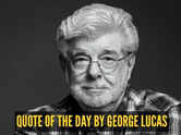 Quote of the day for kids by George Lucas: "Everybody has talent, it's just a matter of moving..."
