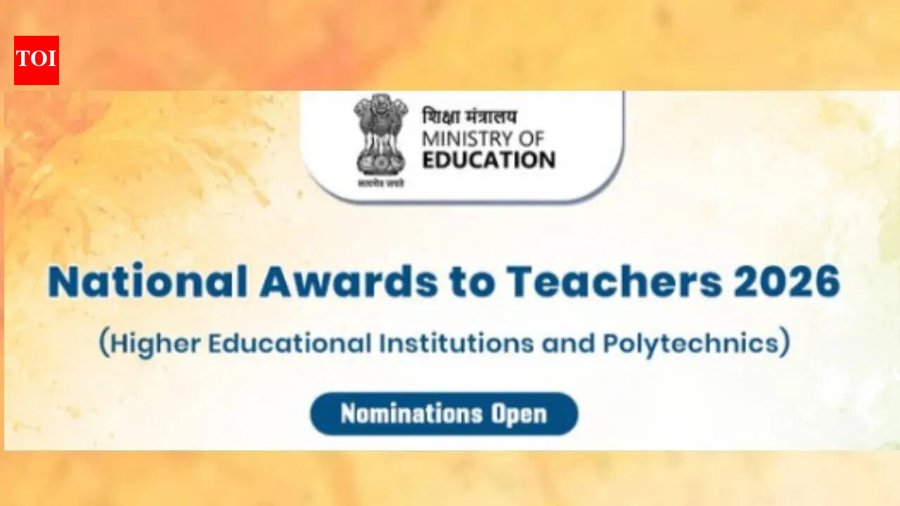 National Awards to Teachers 2026: Education Ministry invites application— check eligibility and how to apply