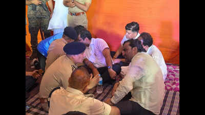 Bhairana Dham protest suspended after talks with govt