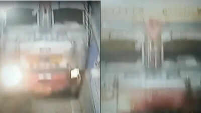 Speeding container truck rams car at toll plaza in Kanpur, drags it; 2 injured