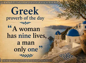 Greek proverb of the day: &ldquo;A woman has nine lives, a man only one&rdquo; &mdash; why resilience often looks different for women and men