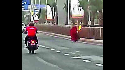Ahmedabad: Viral clip of woman running with burning object leads to FIR