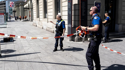 “An act of terrorism”: A man stabbed 3 people at a Swiss train station and was arrested