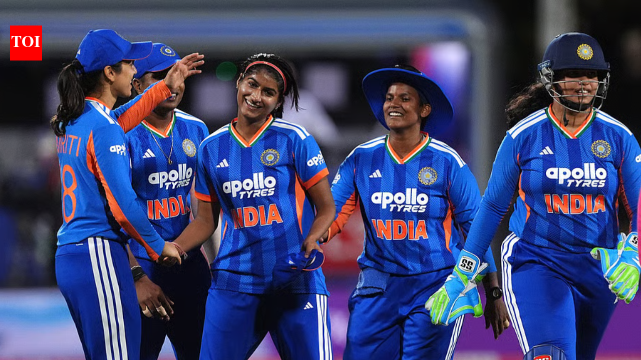 Jemimah Rodrigues, Nandani Sharma star as India crush England by 38 runs in 1st T20I