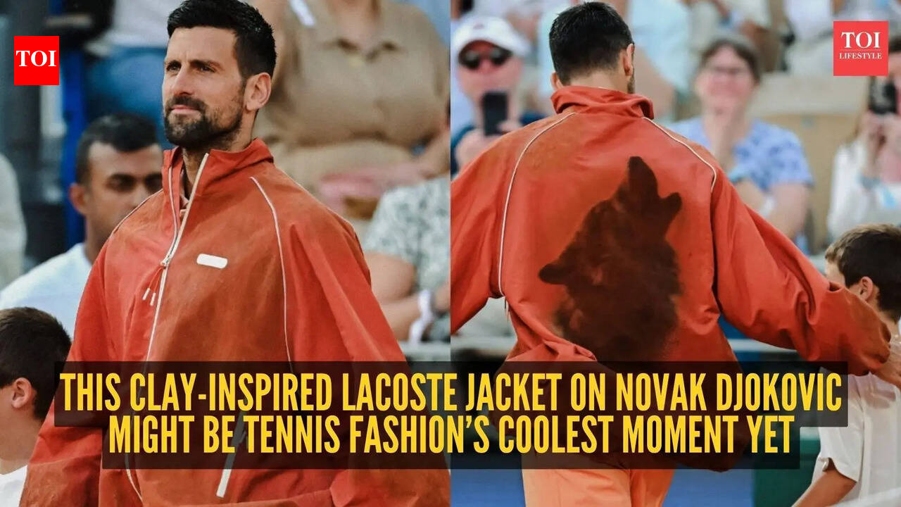 French Open 2026: Forget the match, Novak Djokovic’s viral clay-inspired jacket just stole the spotlight at Roland Garros