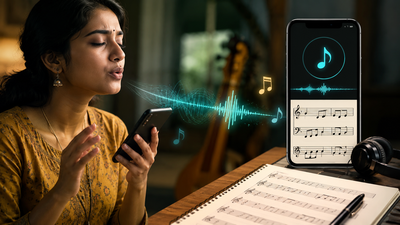 The app that turns a hummed tune into sheet music is finding an unlikely home in India