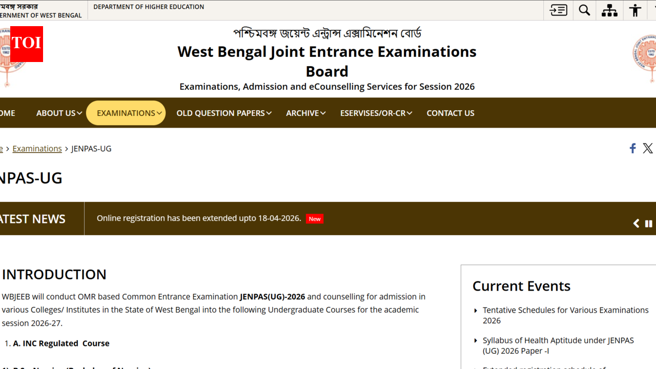 WBJEEB JENPAS UG admit card 2026 likely to be released today: Check steps to download hall tickets here