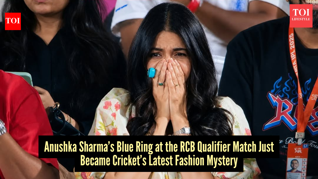 Why was Anushka Sharma wearing an ‘unusual’ blue ring at the RCB vs GT match? — Here’s the reason behind it