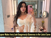 Janhvi Kapoor floats in an ivory saree so dreamy!