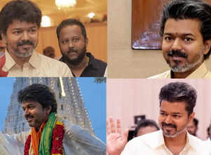  Some viral traditional appearance of 'Jana Nayagan' star Vijay