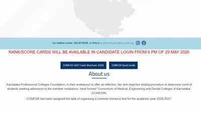 COMEDK UGET Result 2026 release time changed at comedk.org; here’s when and how to check scorecard