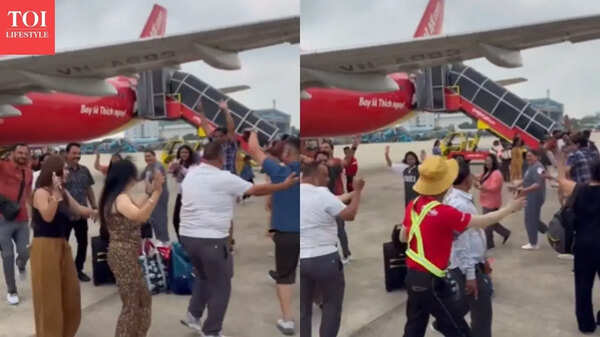 Indian travellers seen doing garba near airport tarmac; viral video raises questions about travel etiquette