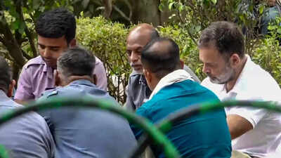 Watch: Rahul Gandhi dons auto driver's uniform, shares meal and interacts with them in Delhi