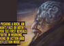 Optical illusion personality test: Man pushing a rock, an old man's face or both? What you see first reveals if you're in working, thinking or action and reflection mode