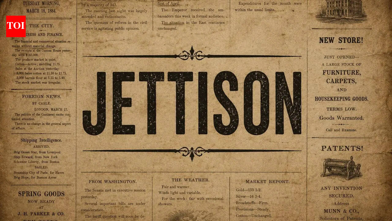 Word of the day: Jettison
