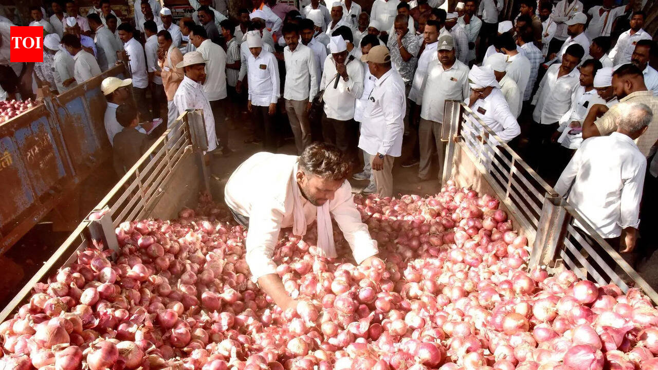 Maha onion exports double in FY 2025-26 over previous fiscal after easing of Centre-imposed curbs