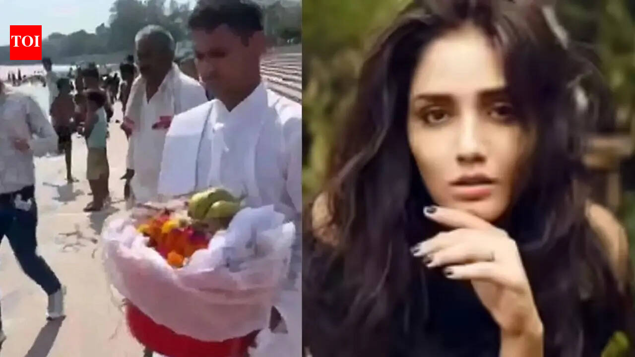 Twisha Sharma’s ashes immersed in Rishikesh; family recalls her deep bond with Ganga river
