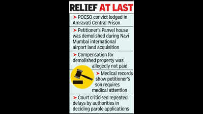 Pocso convict gets parole to rebuildhome in Navi Mum