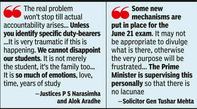 Responsibility has to be fixed for paper leak: SC on NEET