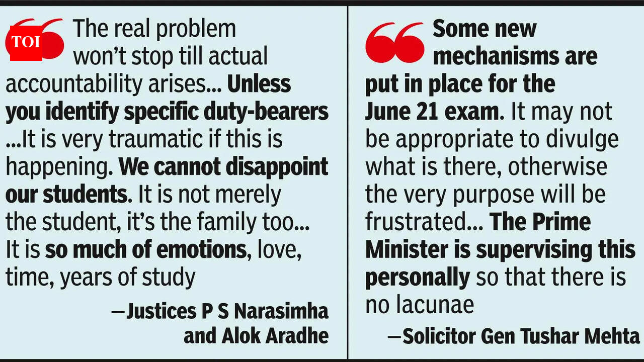 Responsibility has to be fixed for paper leak: SC on NEET