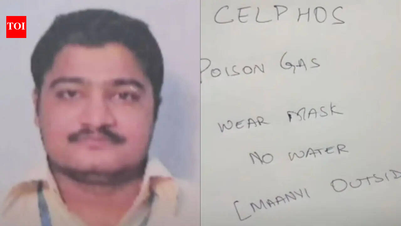 'Poison gas, wear mask, no water': Man dies by suicide, leaves poignant note behind