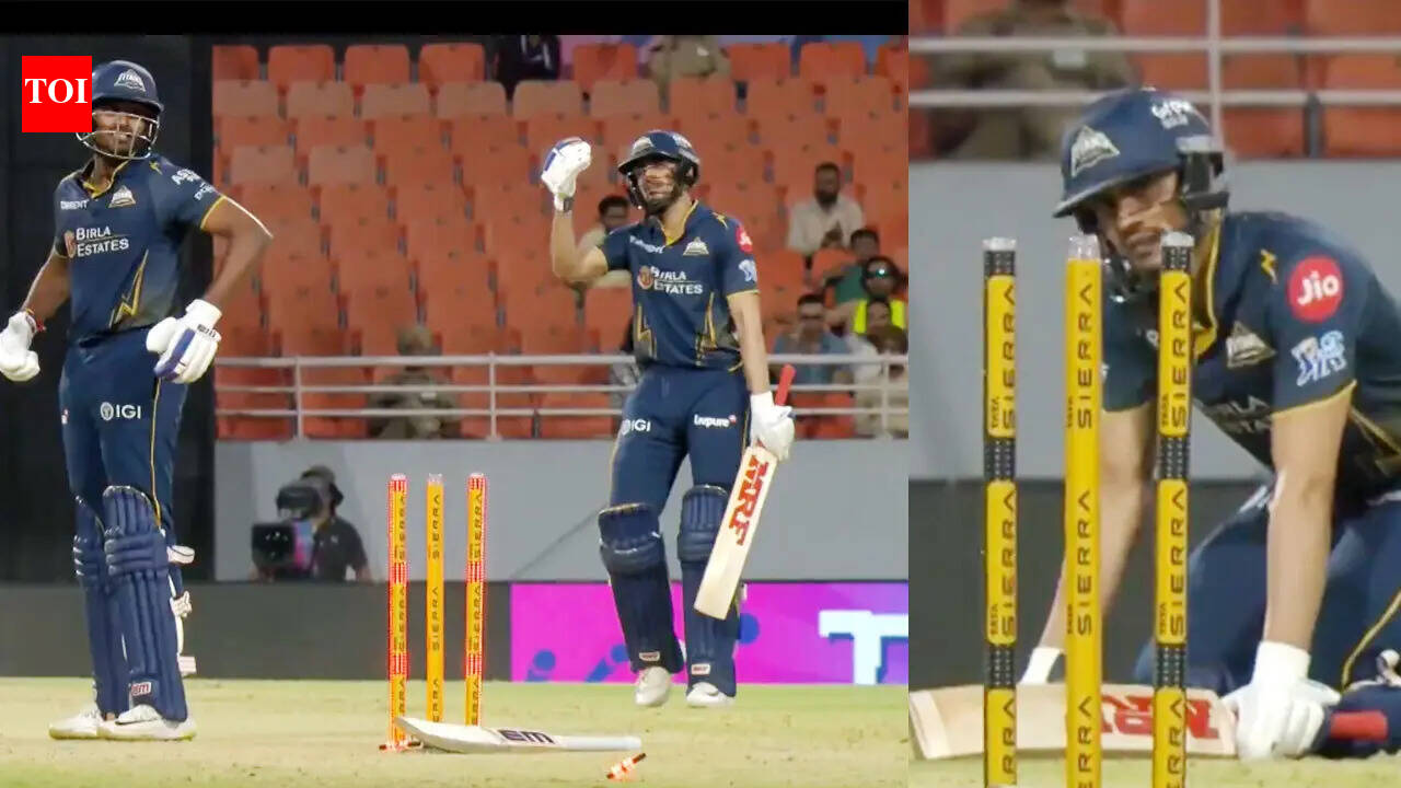 Shubman on his haunches, Shastri asks 'Where's the fevicol?' after Sudharsan's bizarre wicket