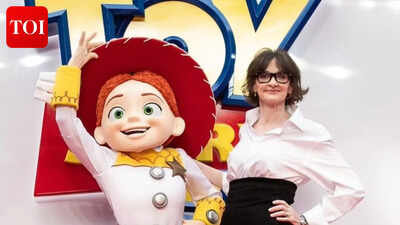 Joan Cusack returns to red carpet after 11-year break at 'Toy Story 5' premiere in London