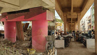 Projects to use vacant space below bridges fall flat in Trichy