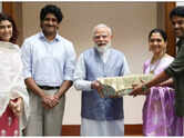 Khushbu Sundar meets PM Narendra Modi; 'Dragon' actress invites him to daughter Avantika's wedding