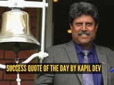 Success quote of the day by Kapil Dev - 'If you want to do something, achieve something, you can't be thinking all the time of what you don't have'