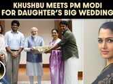 Khushbu Sundar Meets Narendra Modi To Personally Invite Him To Daughter&rsquo;s Wedding 