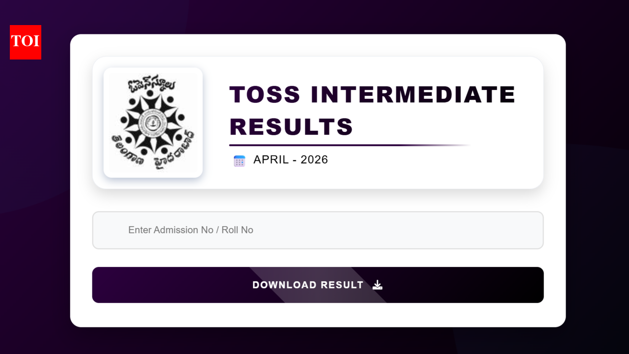 TOSS SSC, Inter result 2026 released at telanganaopenschool.org: Direct link to download here